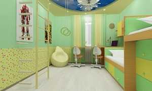 Визуализация детской комнаты трехкомнатной квартиры в Тюмени