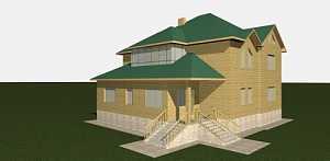 Раздел АСР индивидуального жилого дома из керамзитоблоков с облицовкой силикатным кирпичом